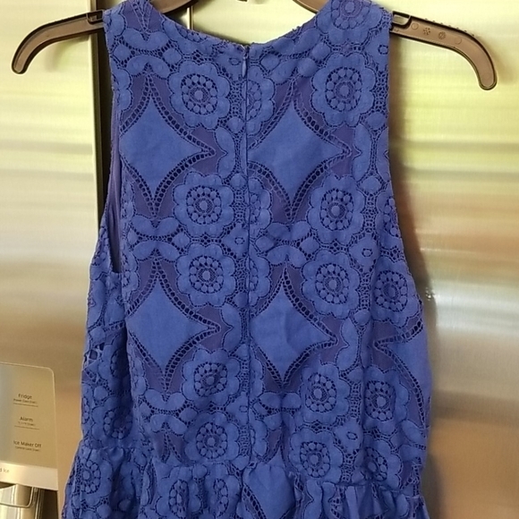 💕GREYLIN💕 Yunis Grommet Lace Fit-And-Flare Dress Medium M NWT - Picture 12 of 16